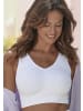 nuance Bralette-BH in pfirsich+weiß