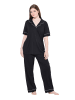 Ulla Popken Pyjama in schwarz