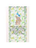 Mr. & Mrs. Panda Kerzenhalter Hase Blume mit Spruch in Transparent