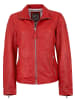 Gipsy Lederjacke Lammnappa in Rot