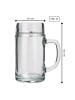 Stölzle 6er Set Maßkrug STYRIA 1000 ml transparent in transparent