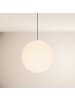 s.LUCE Hängeleuchte Orb Glaskugel in Weiß