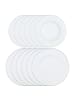 Villeroy & Boch 12-tlg. Tafelservice Anmut Platinum No.1 in in weiß