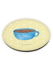 Mr. & Mrs. Panda magnet Kaffee Tasse ohne Spruch in Gelb Pastell