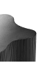 Beliani Beistelltisch PERRY in Schwarz - (W) 45 x (H) 45 x (L) 40 cm