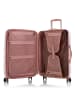 Heys Black Camo 4 Rollen Kofferset 3-teilig mit Dehnfalte rose