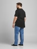 Jack & Jones Basic Plus SizeT-Shirt Kurzarm Übergrößen Shirt JJENOA in Schwarz