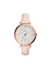 Fossil Uhr The Leather Rose in rosa