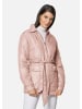 MADELEINE Wattierte Steppjacke mit Taillenzug in altrosa