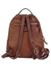 Cluty Rucksack echt Leder in cognac
