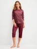 Calida Pyjama in mars red