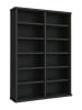 VCM  Holz CD DVD Stand Regal Schrank Ständer Ronul in Schwarz