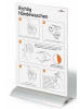 Durable Tischaufsteller Presenter A4 transparent