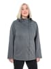 Ulla Popken Softshelljacke in dunkles grau