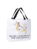 Mr. & Mrs. Panda Strandtasche Hund Australien Shepherd mit Spruch in Weiß