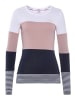 Kangaroos Longsleeve in weiß-rose- marine