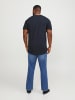 JACK & JONES PLUS T-shirt in Navy Blazer