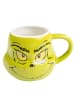 The Grinch The Grinch 3D Tasse Gesicht Kaffeetasse aus Keramik 320 ml in grün
