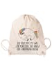 Mr. & Mrs. Panda Gymbag Einhorn Nacht mit Spruch in Creme