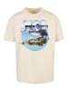 F4NT4STIC Heavy Oversize T-Shirt YES Chrome Island in sand