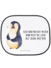 Mr. & Mrs. Panda Sonnenschutz Auto Pinguin Diät mit Spruch in Weiß