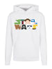 F4NT4STIC Basic Hoodie Star Wars Character Logo in weiß