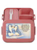 Mr. & Mrs. Panda MEPAL Bentobox Pinguine trösten Design mit Spruch in Rot Pastell