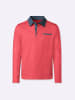WITT WEIDEN Langarm-Poloshirt in grapefruit