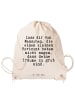 Mr. & Mrs. Panda Stofftasche Lass dir von Menschen,... mit Spruch in Creme