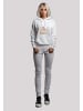 F4NT4STIC Hoodie Niedlicher Osterhase mit Blumen in weiß