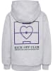 Hummel Kapuzenpullover Hmljr Loose Kinder in LIGHT GREY MELANGE