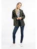 Schmuddelwedda Damen Regenjacke - Recyceltes Material in Militäroliv