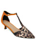 Montevita Pumps Zweifarbiger High Heel mit geschlossener Ferse und Spitze in Orange
