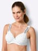 WITT WEIDEN Bügel-BH in weiß-steingrau