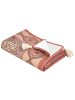 Beliani Picknickdecke LASHARI in Rosa/Beige/Rot - (W) 200 x (H) 1 x (L) 200 cm