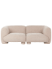 Beliani 2-tlg 2-Sitzer Sofa MJALBI in Beige