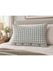 Beliani Dekokissen TALYA in Grün/Weiß/Braun - (W) 40 x (H) 12 x (L) 60 cm