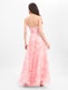 LAONA Kleid in weiß pink - 0001