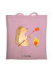 Mr. & Mrs. Panda Tasche Igel Grillen ohne Spruch in Rosa Pastell