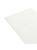 Beliani Kurzflor TWYNAM in Weiß - (W) 80 x (L) 300 cm