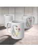Mr. & Mrs. Panda Kaffeetasse Immobilienkaufmann Herz ohne Spruch in Weiß