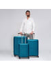 Pactastic Collection 01 4-Rollen Kofferset 3tlg. mit Dehnfalte in turquoise-metallic