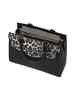 faina Women Handbag in Black White Leo