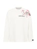 Carlo Colucci Sweatshirt Dragogna in Weiß