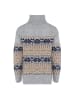 Jalene Damen Sweater in HELLBLAU MEHRFARBIG