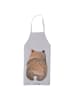 Mr. & Mrs. Panda Schürze Bär Verlust ohne Spruch in Grau Pastell