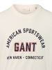 Gant T-Shirt in ecru