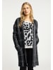 usha BLUE LABEL Damen Strickjacke in Schwarz Weiss
