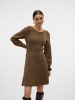Vero Moda Strickkleid in Sepia Tint