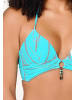Linga Dore bikiniset Triangle in Turqoise tye die
